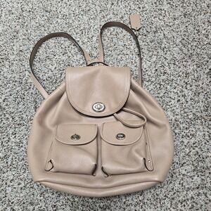 Coach‎ Leather Backpack Purse Satchel Convertible Drawstring Bag